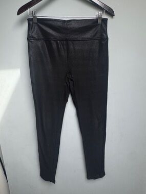 Black Faux Leather Leggings